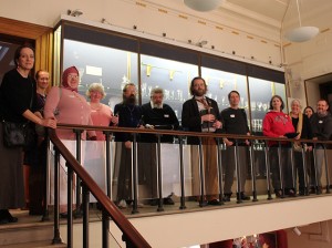 MIND participants on the balcony 